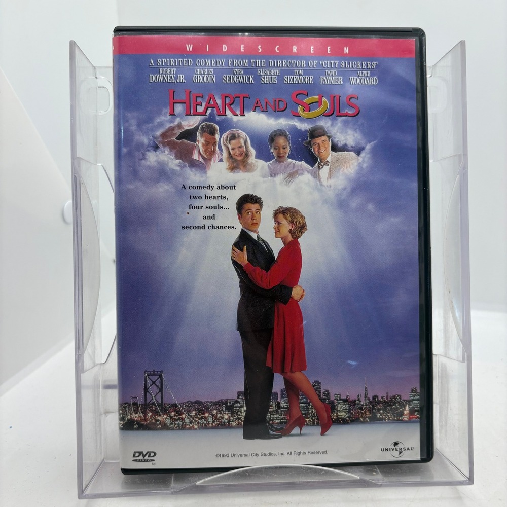 Heart and Souls DVD 1993 Robert Downey Jr Fantasy Comedy Widescreen 20433